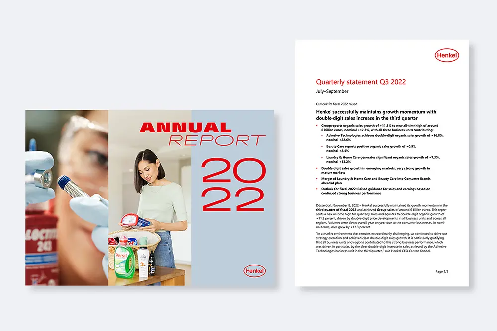 Covers of Henkel reports